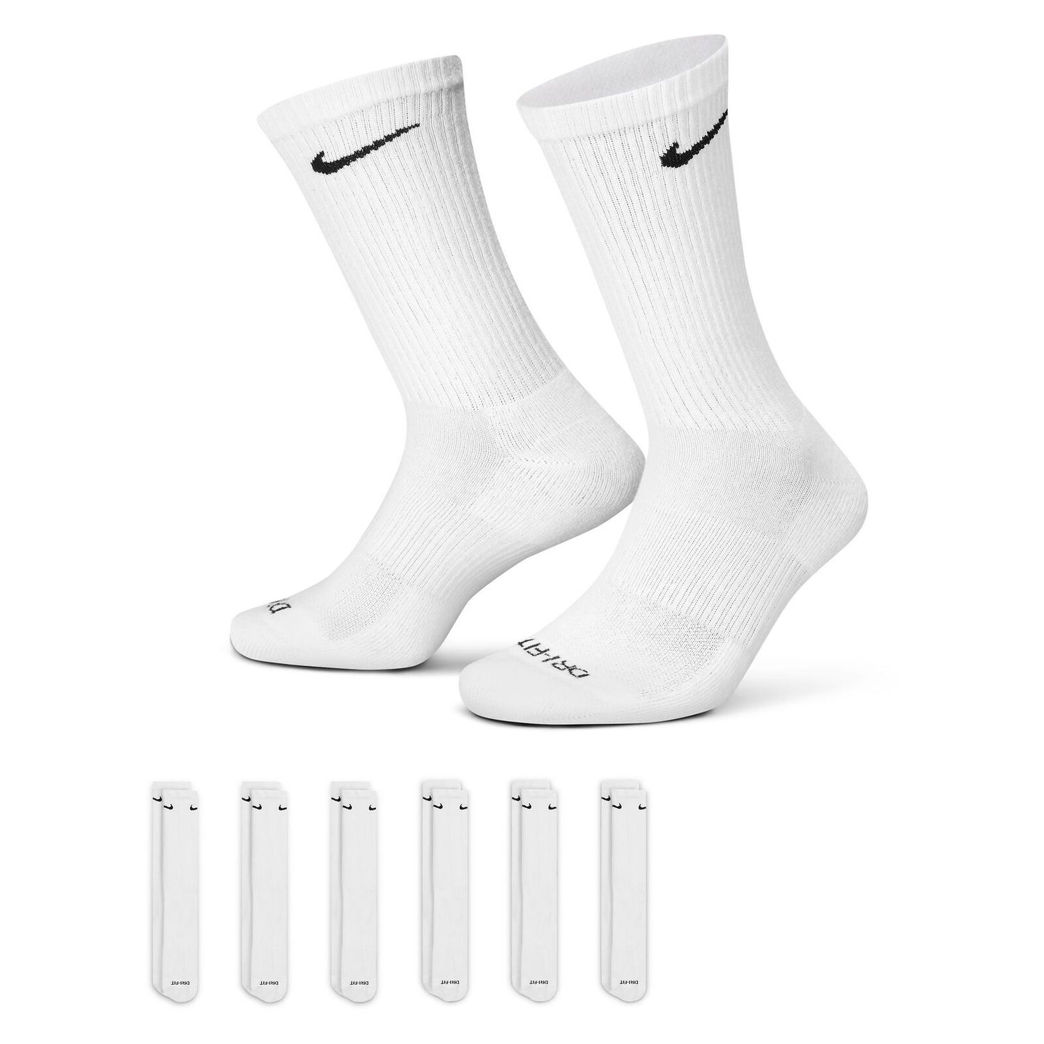 6x Skarpety Nike Everyday DRY-FIT
